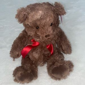 Hug me classic teddy bear dark brown medium